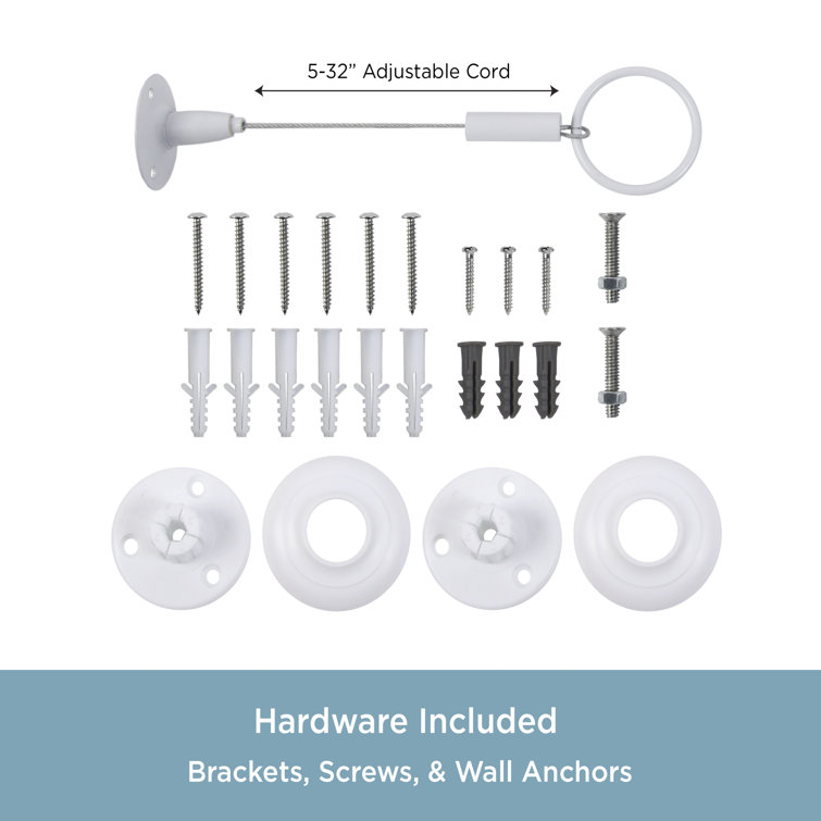 Kenney Twist & Fit 36'' LShaped Fixed Shower Curtain Rod Wayfair Canada